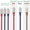 کابل تبدیل USB به لایتنینگ/USB-C/microUSB وایکینگز مدل aio-100 طول 1.2 متر